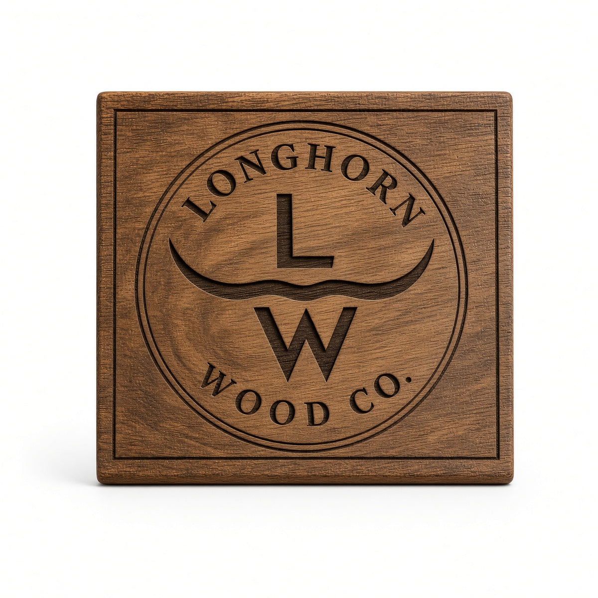 Walnut Coasters — Set of 4